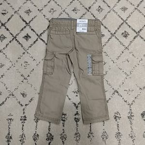 NWT Carter's Boys Khaki Pull-on Cargo Pants 2T